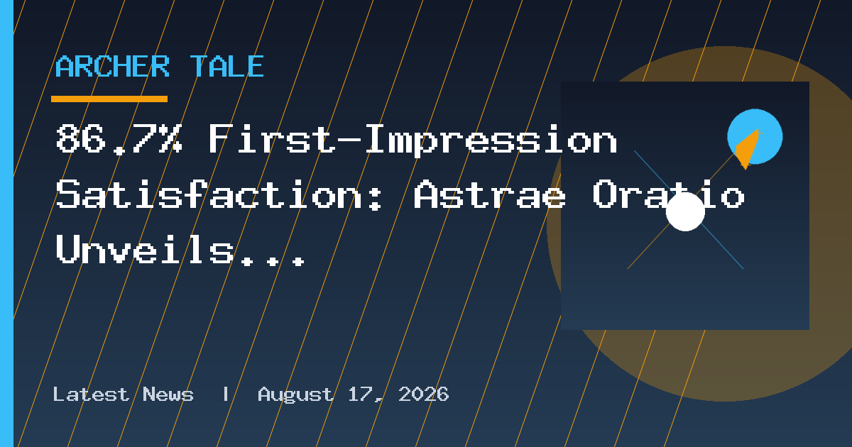 86.7% First-Impression Satisfaction: Astrae Oratio Unveils CBT Infographic
