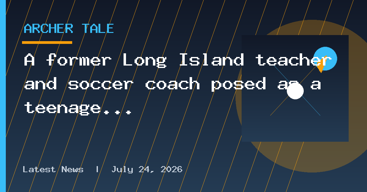 A former Long Island teacher and soccer coach posed as a teenage boy