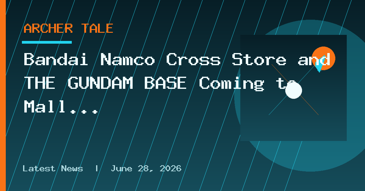 Bandai Namco Cross Store and THE GUNDAM BASE Coming to Mall of America