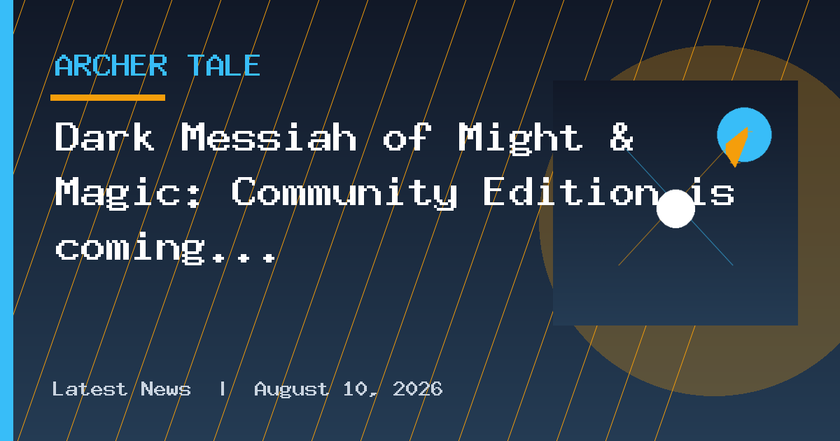 Dark Messiah of Might & Magic: Community Edition is coming to Steam with major