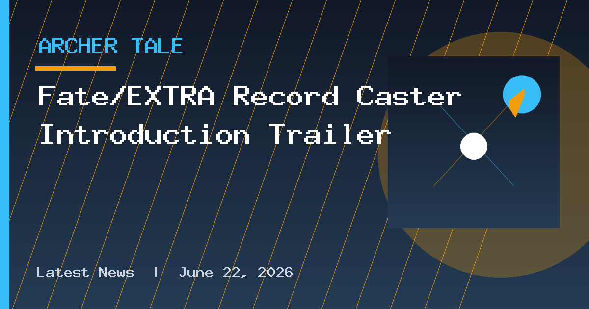 Fate/EXTRA Record Caster Introduction Trailer