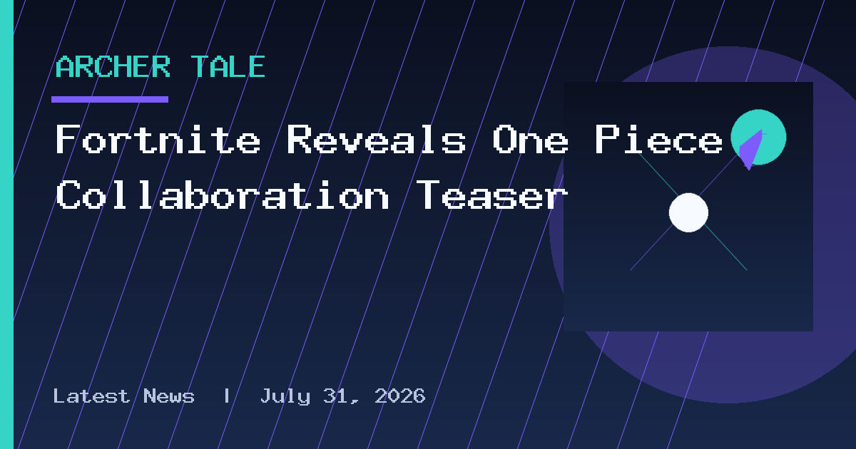 Fortnite Reveals One Piece Collaboration Teaser