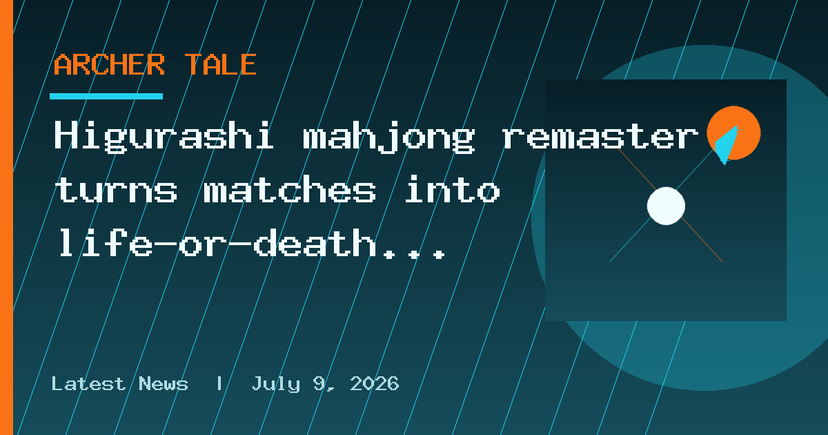 Higurashi mahjong remaster turns matches into life-or-death fights against