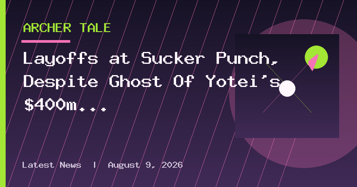 Layoffs at Sucker Punch, Despite Ghost Of Yotei's $400m Year-1 Revenue