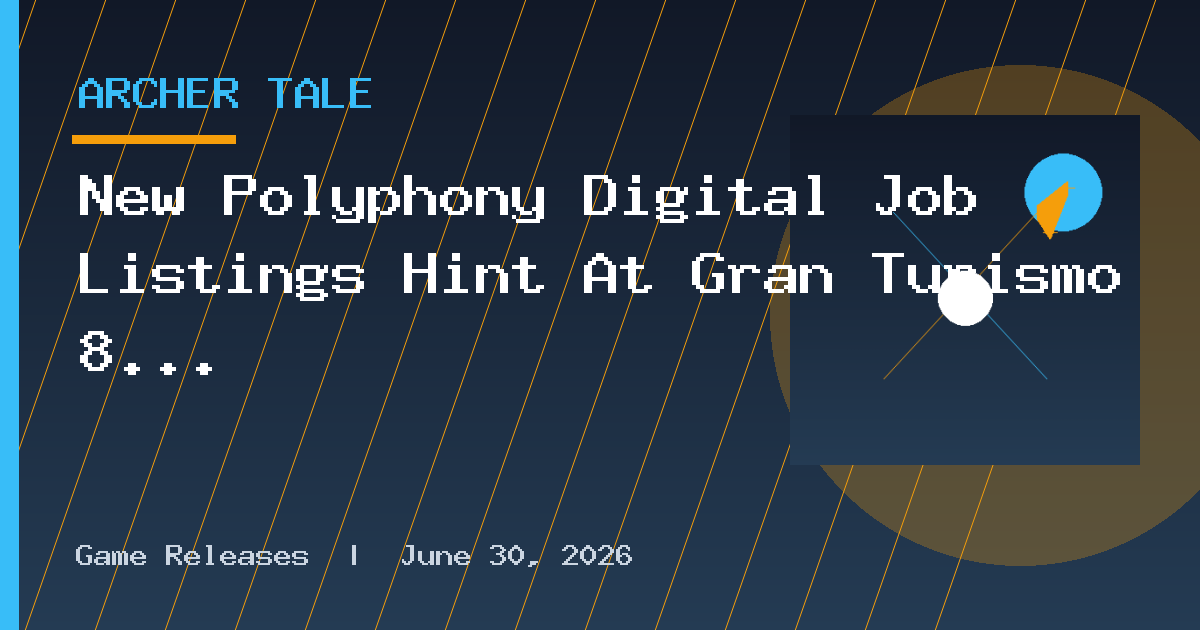 New Polyphony Digital Job Listings Hint At Gran Turismo 8 Development