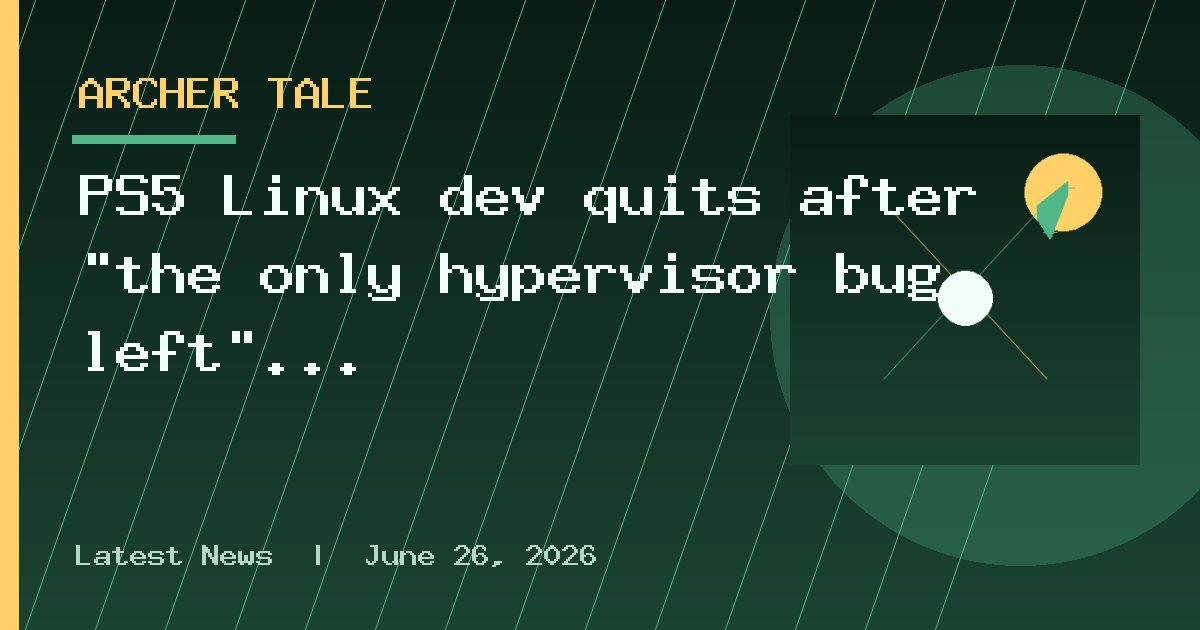 PS5 Linux dev quits after "the only hypervisor bug left" was reported to Sony