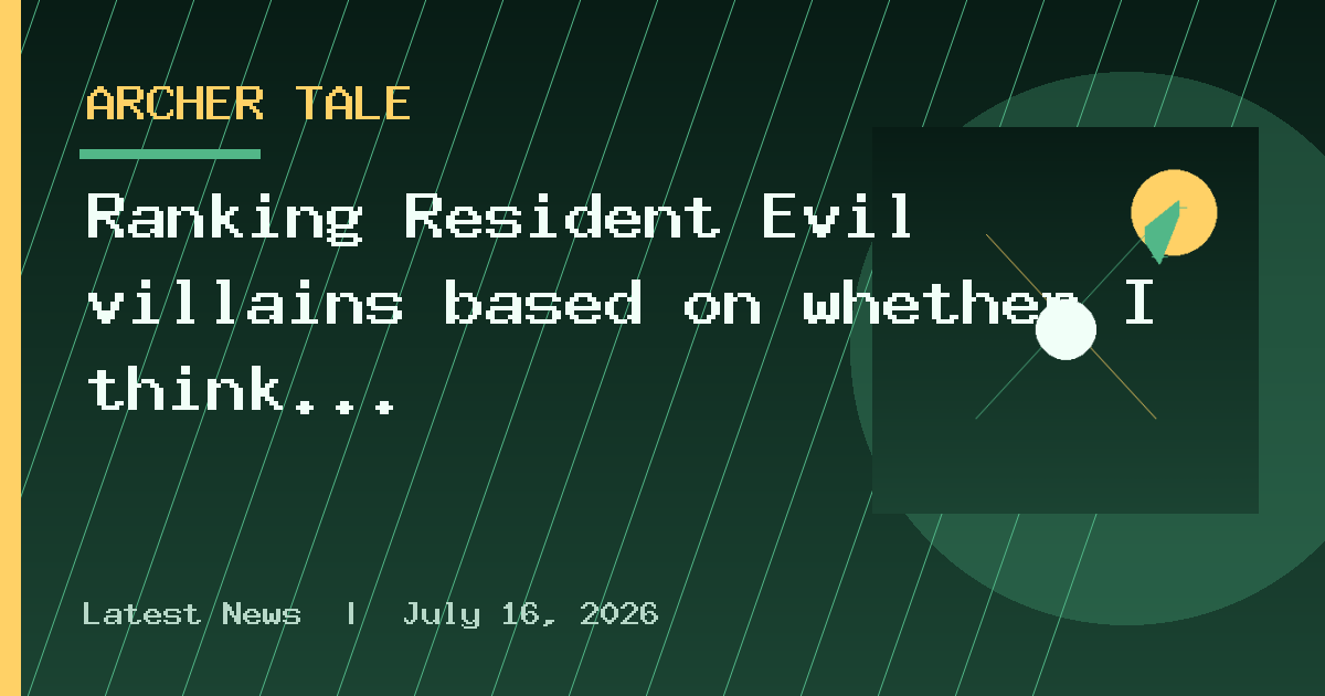 Ranking Resident Evil villains based on whether I think I could change them