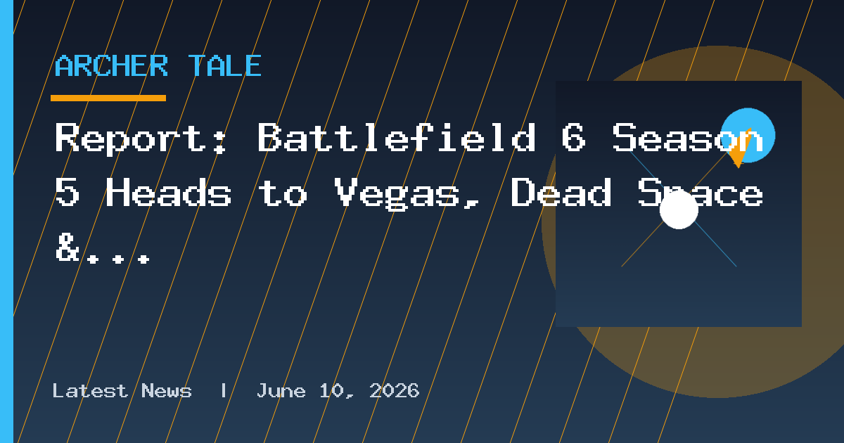 Report: Battlefield 6 Season 5 Heads to Vegas, Dead Space & Medal of Honor