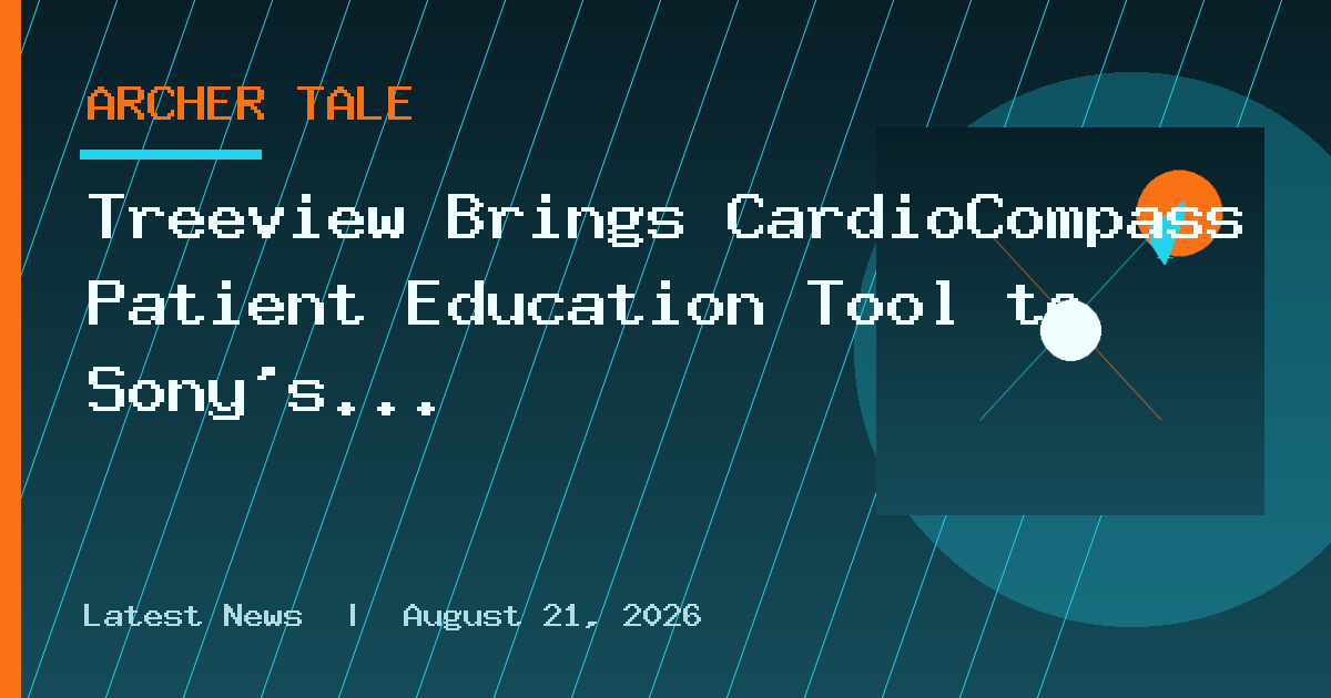 Treeview Brings CardioCompass Patient Education Tool to Sony’s Spatial Reality