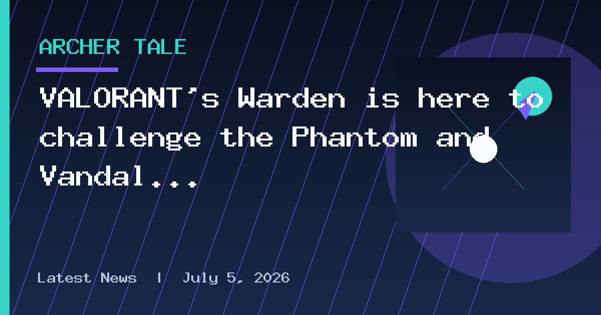 VALORANT’s Warden is here to challenge the Phantom and Vandal