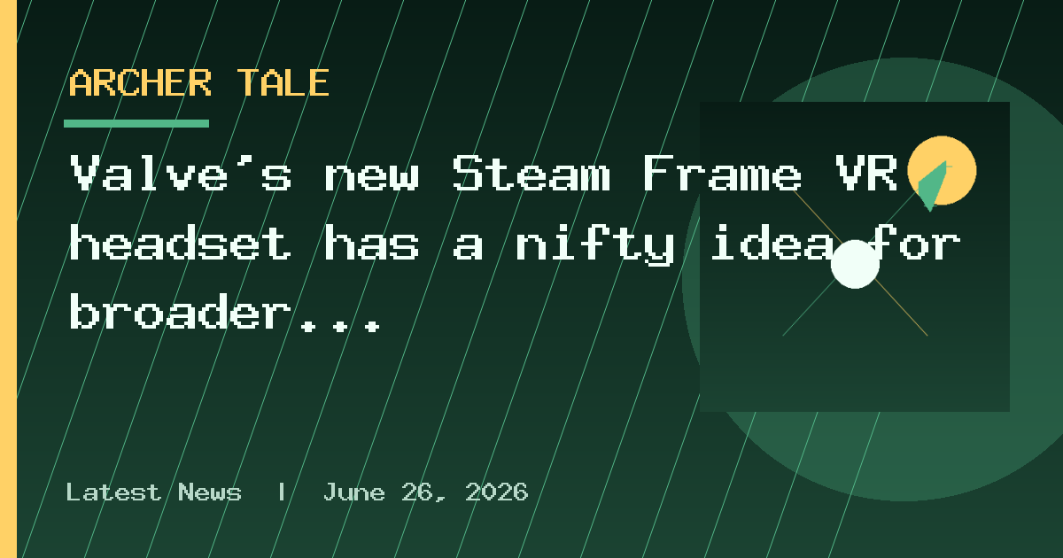 Valve's new Steam Frame VR headset has a nifty idea for broader appeal