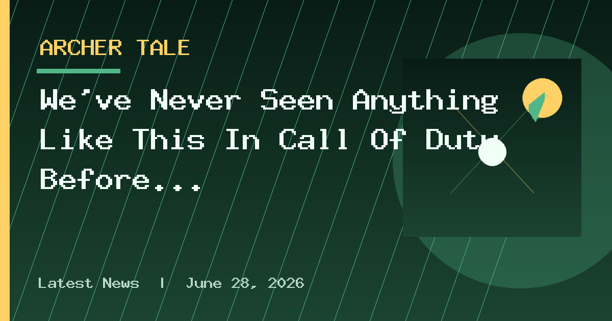 We’ve Never Seen Anything Like This In Call Of Duty Before