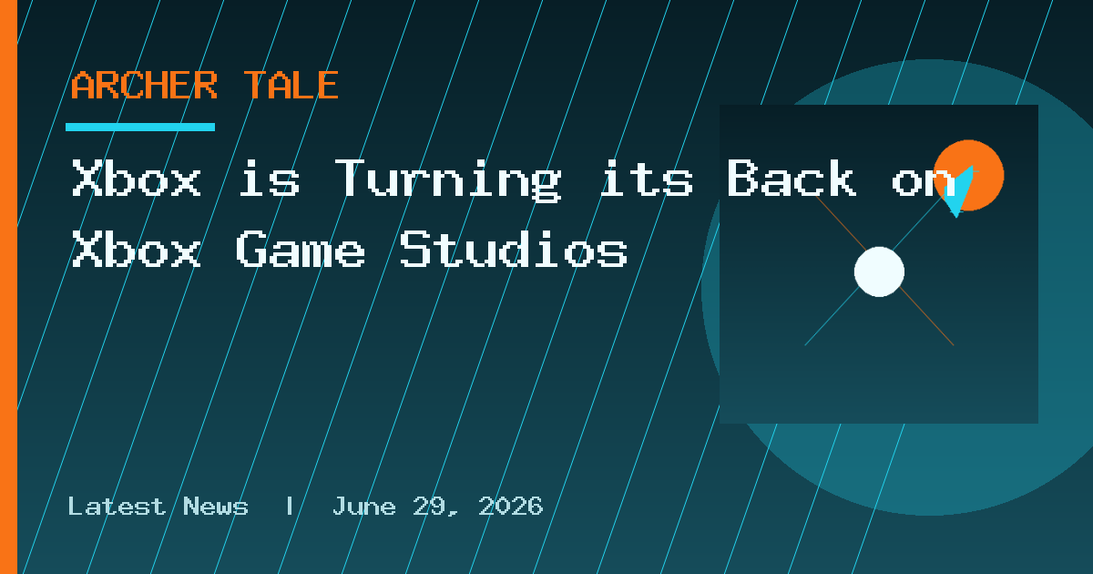 Xbox is Turning its Back on Xbox Game Studios